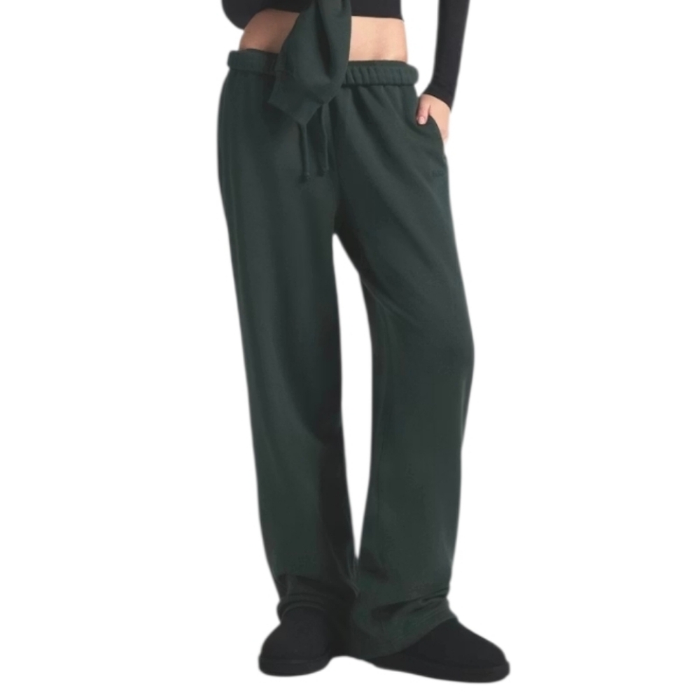 SKIMS Cotton Fleece Straight Leg Pant